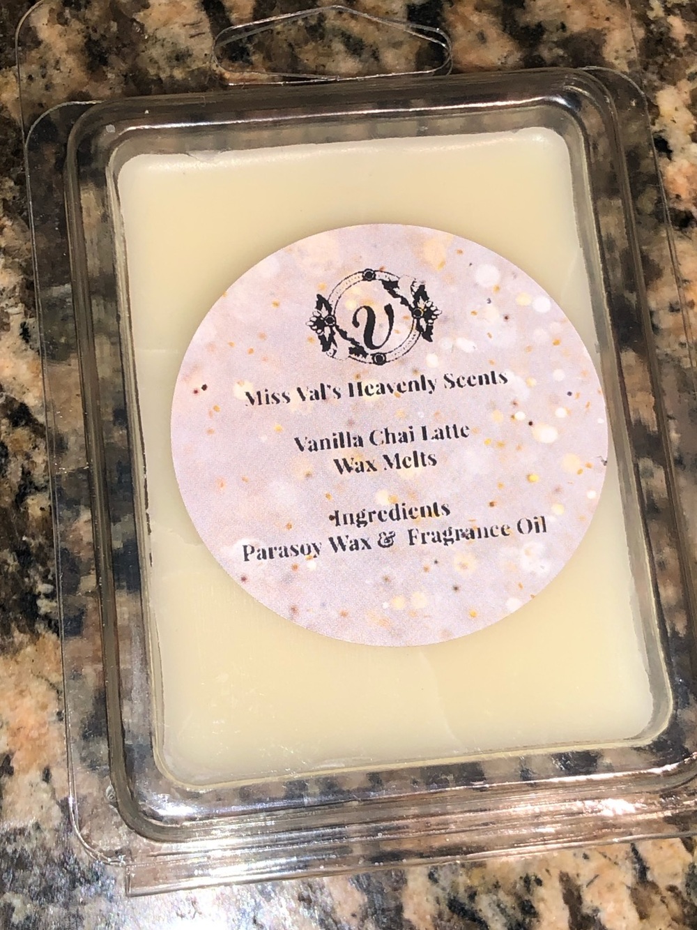 Vanilla Chai Latte Wax Melt 1 Pack Miss Val’s Heavenly Scent